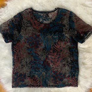 Zara Mesh top